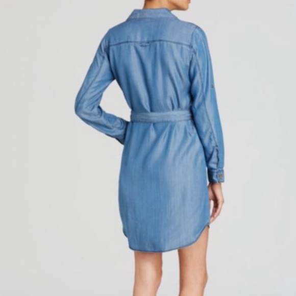 XS AQUA Chambray Dress like Denim - Picture 2 of 13
